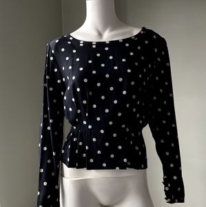 Vintage Italian Odicini couture 100% silk blouse